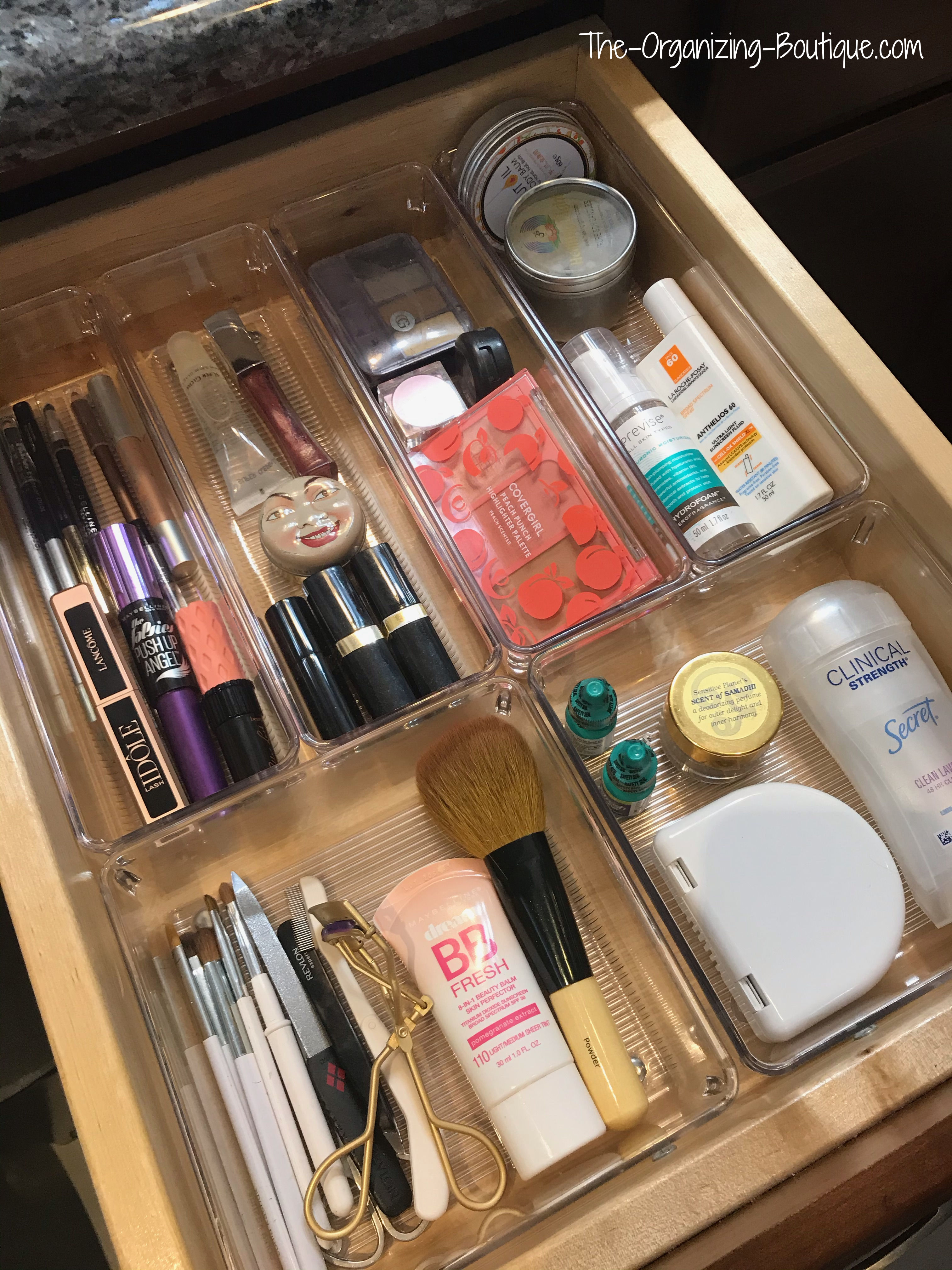 makeup drawer organizer diy