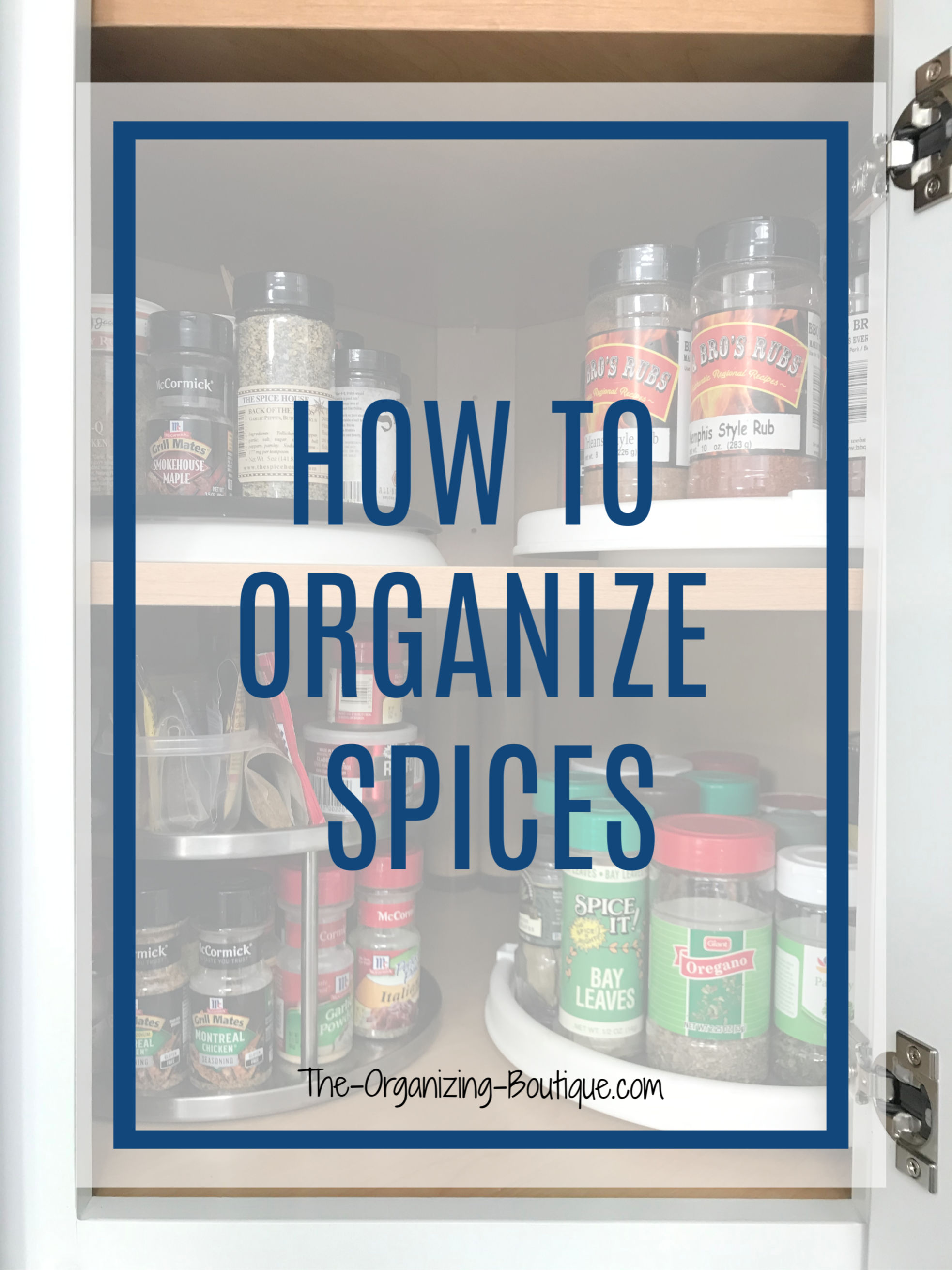 Spice Rack Organization