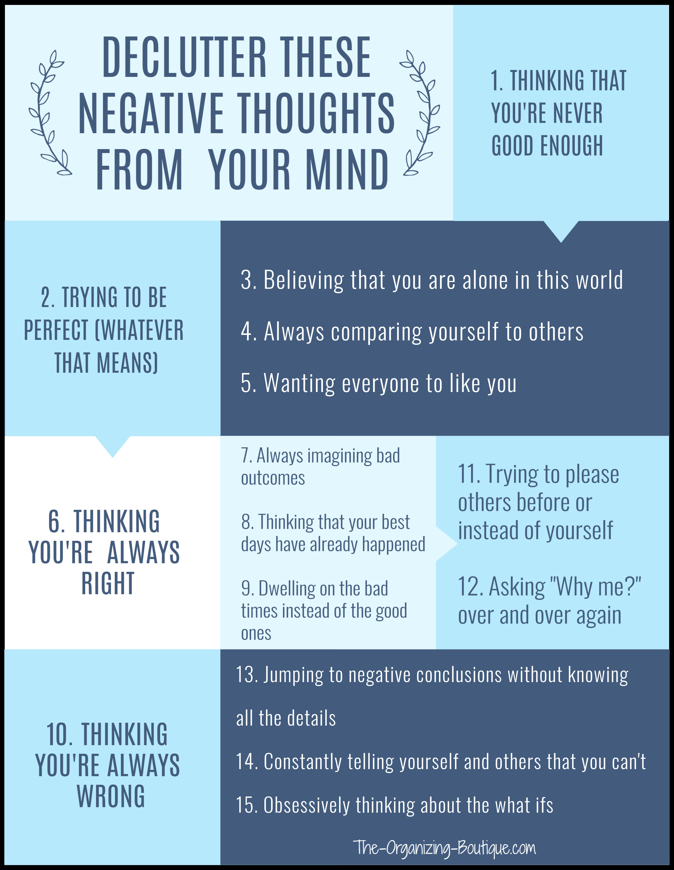 examples of automatic negative thoughts