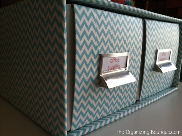 DIY Home Decor Crafts - Office Drawers Makeover Using Washi Tape