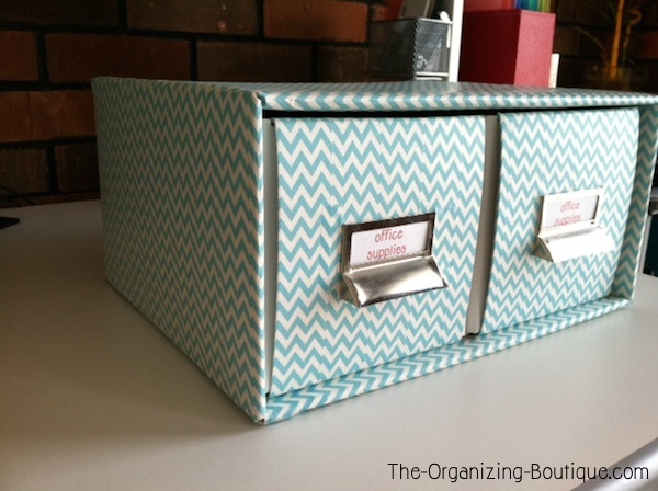 DIY Home Decor Crafts - Office Drawers Makeover Using Washi Tape